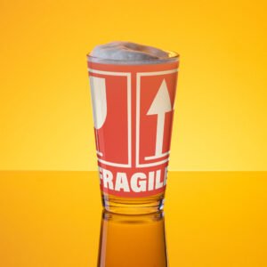 Verre à pinte "FRAGILE 473 ml"
