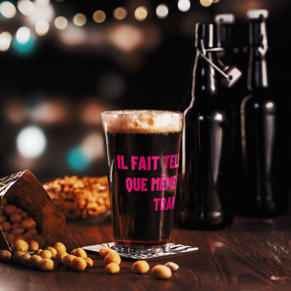 Verre à pinte humour glaçons – Image 2