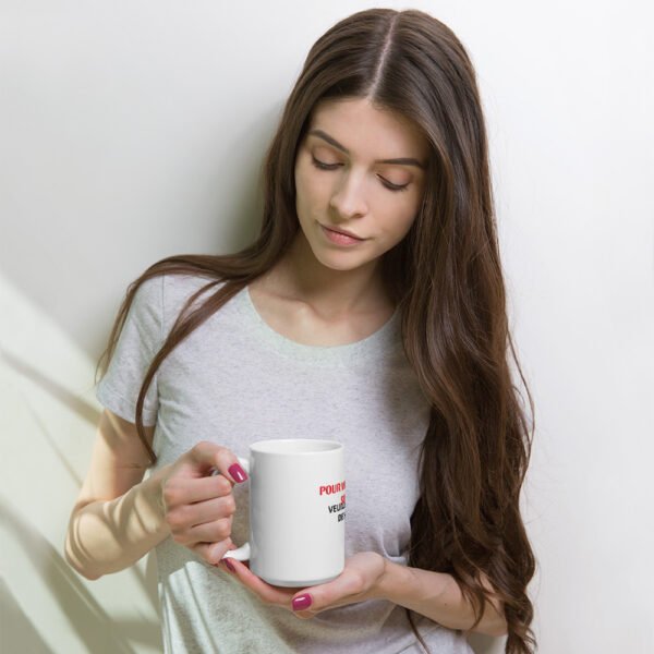 Mug Blanc Brillant "5 Mètres" – Image 2