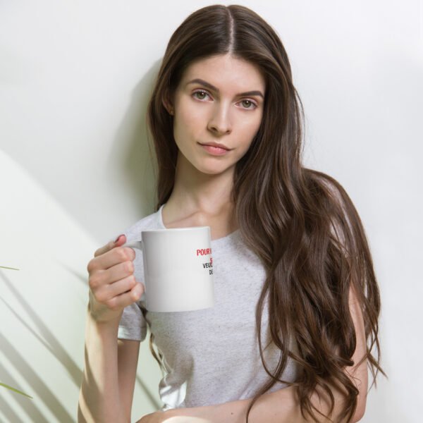 Mug Blanc Brillant "5 Mètres" – Image 3